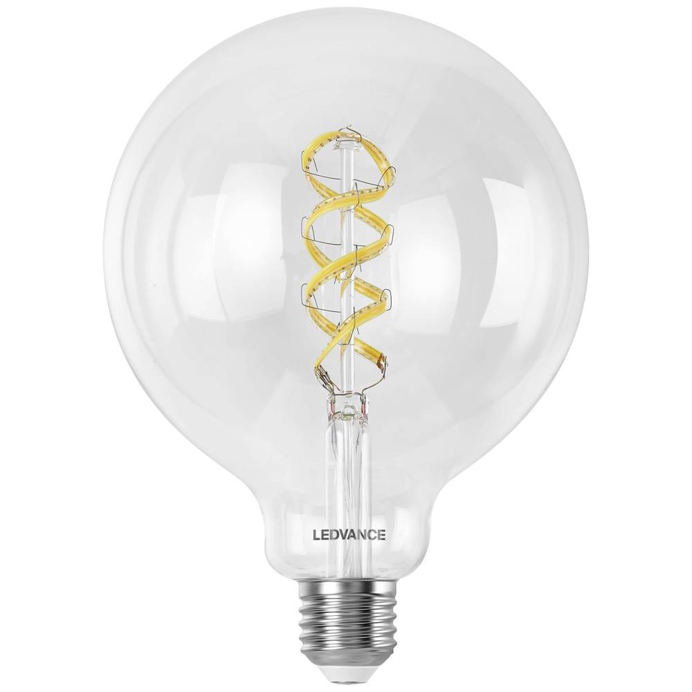 LEDVANCE 4058075777897 LED-lamp Energielabel F (A - G) E27 Globe 4.8 W = 40 W Warmwit tot koudwit, RGB (Ø x h) 124 mm x 124 mm 1 stuk(s)