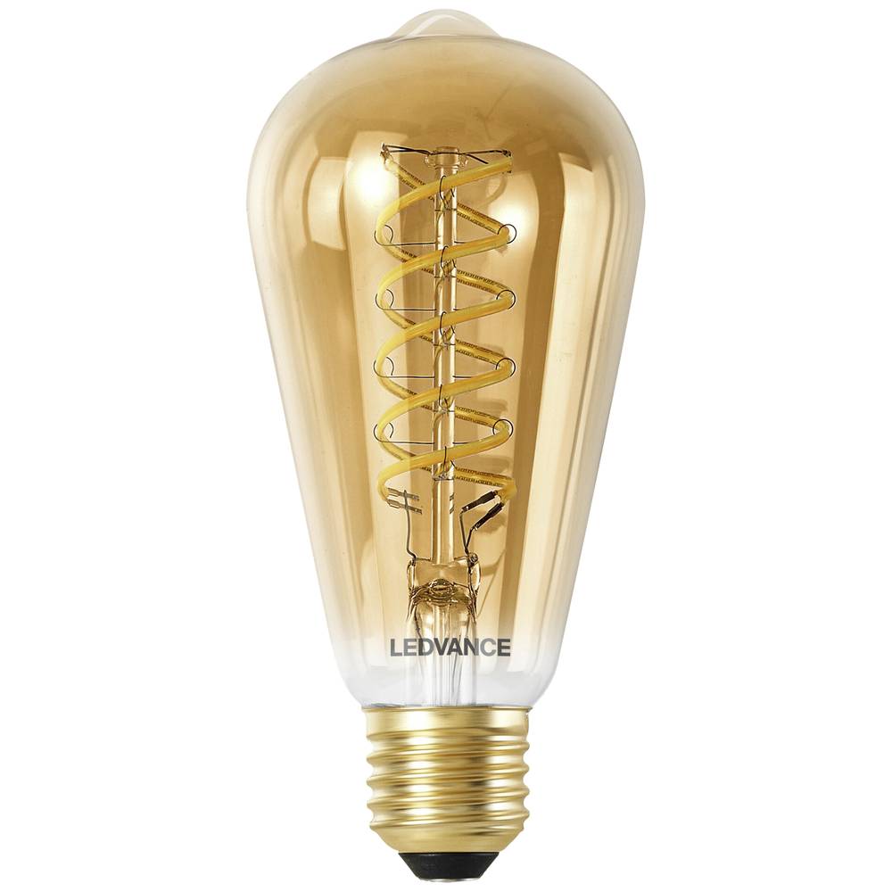 LEDVANCE 4058075778016 LED-lamp Energielabel G (A - G) E27 8 W = 50 W Warmwit tot neutraalwit (Ø x h) 64 mm x 64 mm 1 stuk(s)