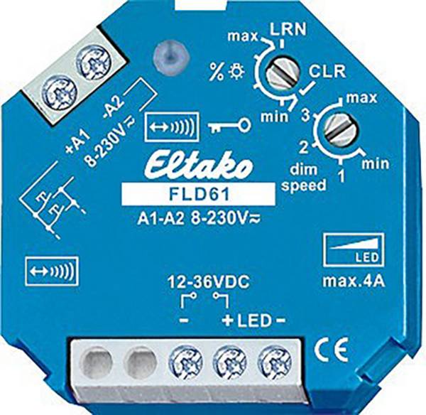 Eltako FLD61 PWM-LED-dimmer Draadloos  Dimschakelaar  Opbouw (op muur)