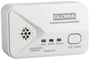 Conrad Gloria KO1 Koolmonoxidemelder werkt op batterijen Detectie van Koolmonoxide aanbieding