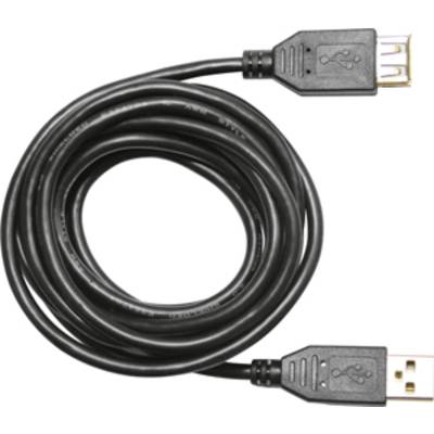 Eltako USB-kabel  USB-A bus, USB-A stekker 2.00 m Zwart  30000020