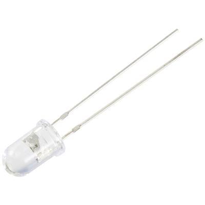 LED met twee aansluitpootjes, heldere behuizingskop.