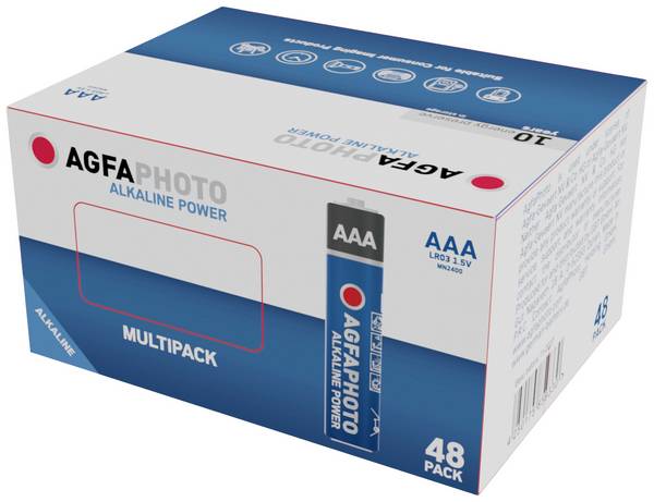 AgfaPhoto Power LR03 AAA batterij (potlood) Alkaline 1.5 V 48 stuk(s)