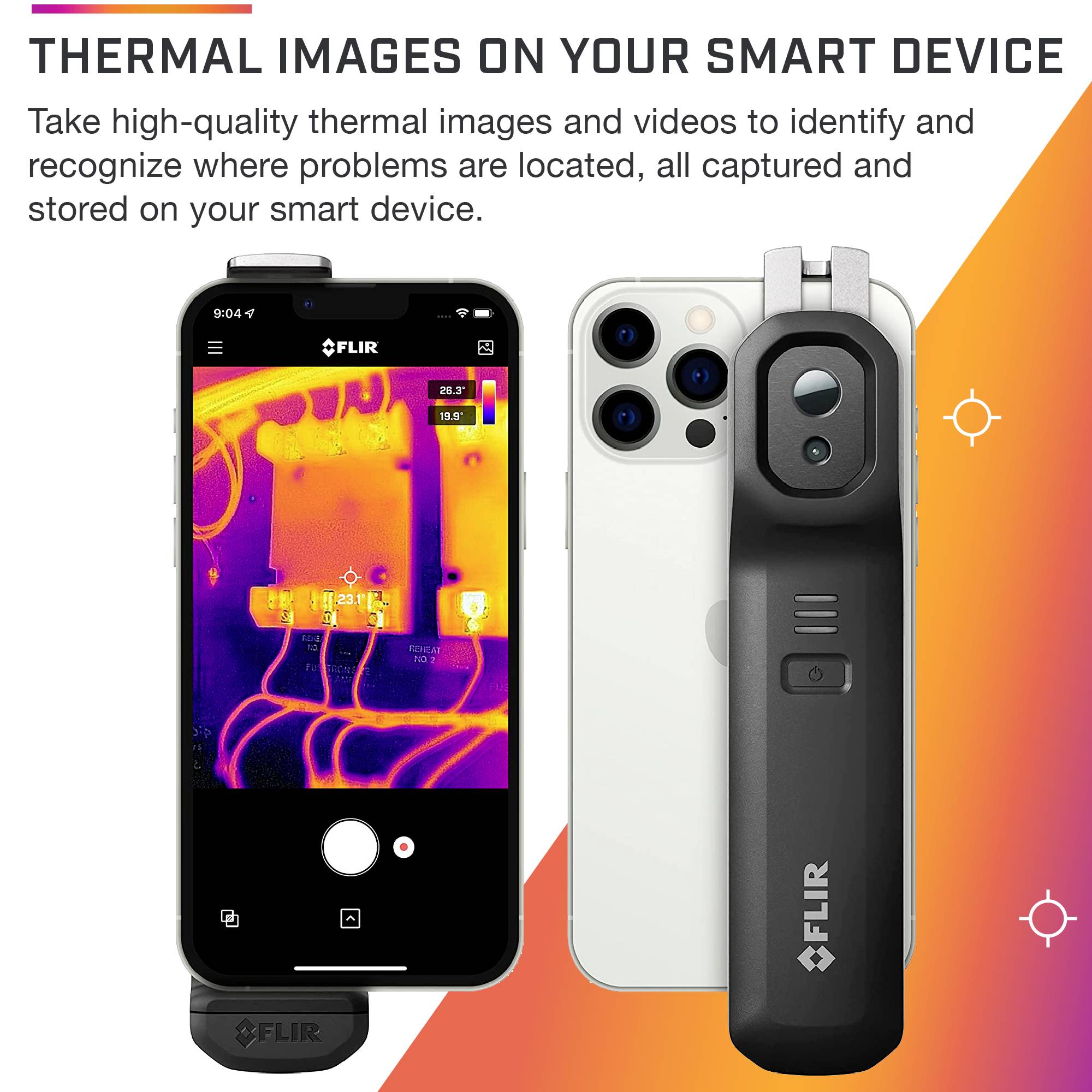 FLIR EDGE PRO Warmtebeeldcamera -20 tot +400 °C 160 x 120 Pixel 8.7 Hz-9