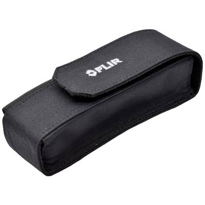 Zwart etui met klep, waarop het opschrift 'FLIR' staat.