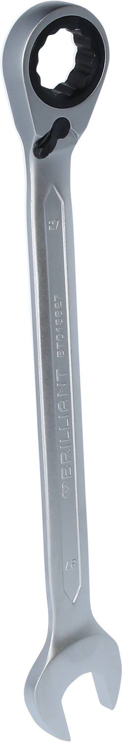 Brilliant Tools BT013827 BT013827 Ringsleutel met ratel Sleutelbreedte (metrisch) 27 mm