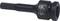Lange zeskant bitopzetstuk met zwarte afwerking en gemarkeerde gravure 'KS TOOLS 911.0927 H 6 CR-MO'.