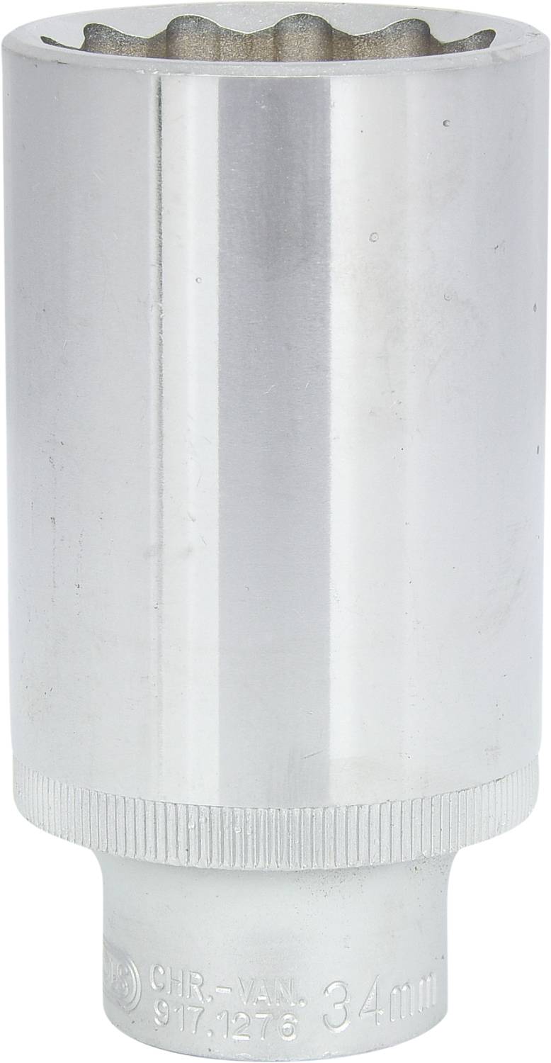 'Metalen steeksleutel, 34 mm, zeskant, in zilverkleurige uitvoering.'