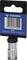 BTO20938 Schroefmoer met houder en barcode op een blauw metalen bord, fabrikants- en locatiegegevens in Frankrijk.