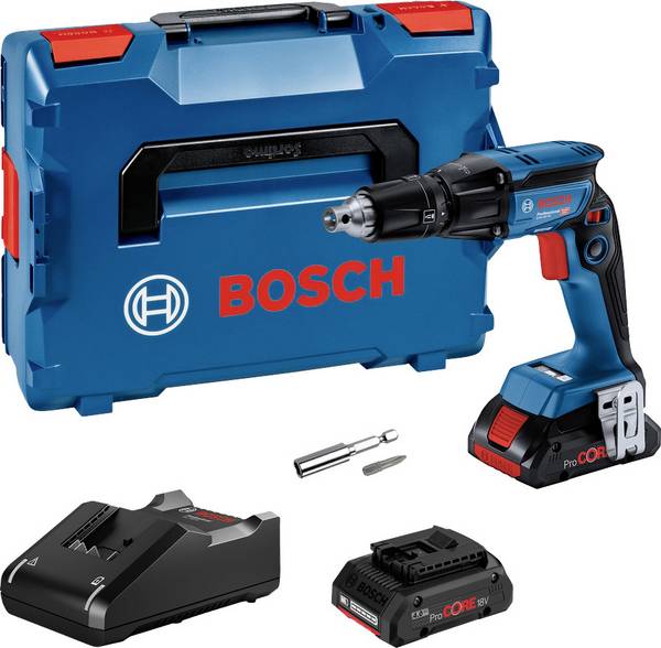 Bosch Professional GTB 18V-45 06019K7002 Accu-gipsplaatschroevendraaier, Droogbouw accuschroevendraaier, Accu-schroefmachine  18 V  Li-ion Brushless