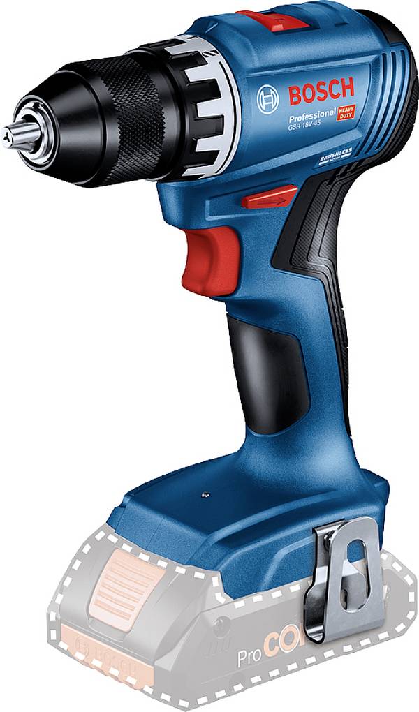 Bosch Professional GSR 18V-45 06019K3200 Accu-schroefboormachine  18 V  Li-ion Zonder accu