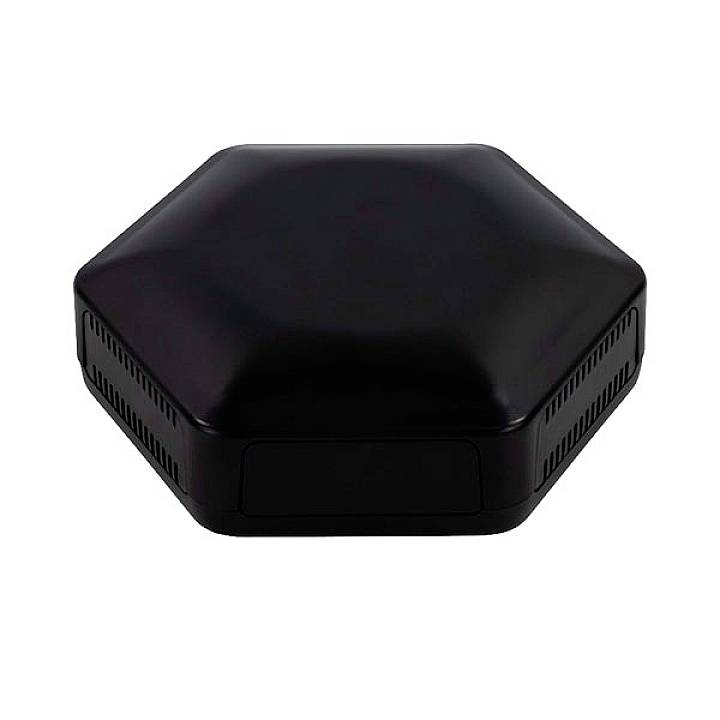 Camdenboss CBHEX1-33-BK Universele behuizing 146 x 130 x 45 ABS kunststof Zwart 25 stuk(s)