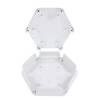 Camdenboss CBHEX1-42-WH Universele behuizing 146 x 130 x 45 ABS kunststof Zwart 25 stuk(s)