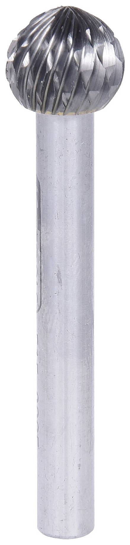 Freesmachine met kogelvormige kop, geschikt voor het slijpen en vormgeven van materialen zoals metaal of hout in werkplaatsen.