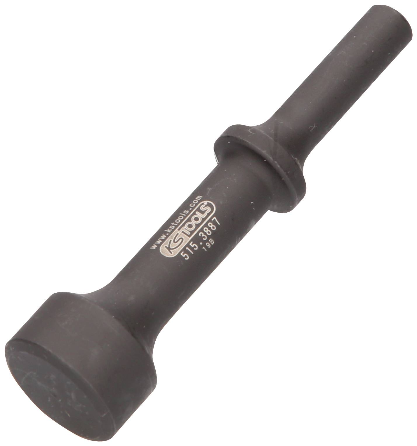 Een zwarte steeksleutel met de opdruk 'KS Tools 515 3887'. Geschikt voor het losdraaien of vastdraaien van schroeven of moeren.