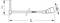 'Technical drawing of a T-handle wrench with dimensions: Length (L) and Height (H) marked. Brand KS Tools.'
