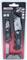 'KS Tools Vouwmes-set, 2-delig.' Twee opvouwbare cuttersmessen in zwarte en zilveren kleur op een blisterkaart.