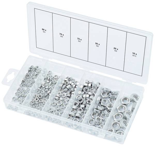 KS Tools 9700450 970.0450 Moeren assortiment    DIN 934     1 stuk(s)