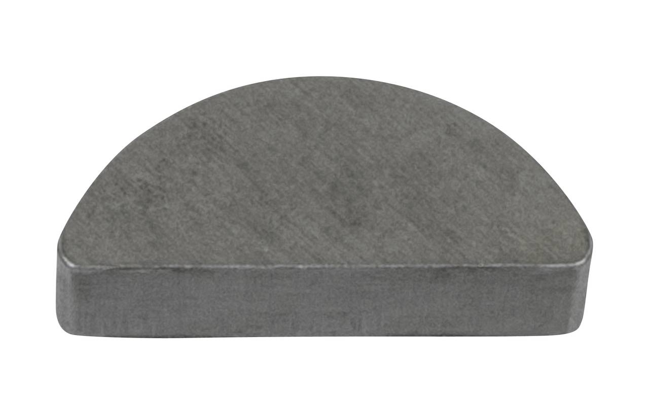 Een halfcirkelvormig, plat metalen onderdeel dat mogelijk wordt gebruikt als mechanisch verbindingselement.