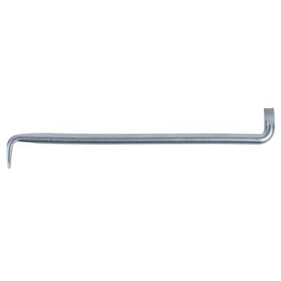 Metalen koevoet met een gebogen uiteinde en een plat, scherp einde, gebruikt voor het lichten of openbreken van voorwerpen.