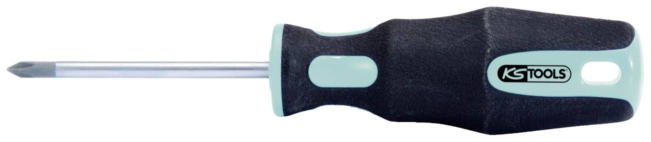 KS Tools 1531020 153.1020 Kruiskop schroevendraaier PH 1 Koplengte: 75 mm