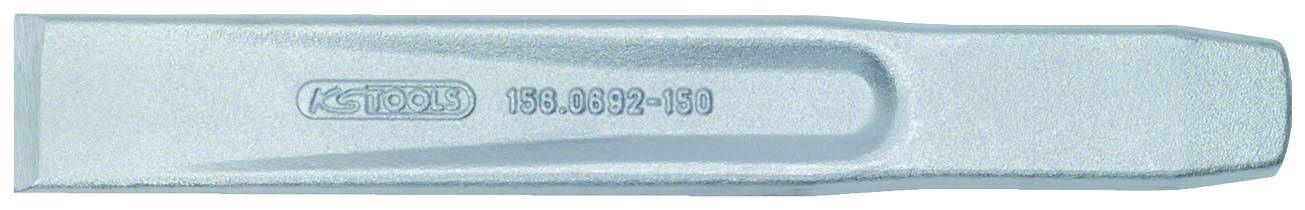 KS Tools Platte beitel, ovaal, 150 x 21 mm, zilver 156.0692