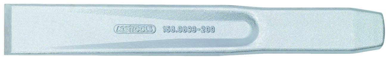 KS Tools Platte beitel, ovaal, 200 x 27 mm, zilver 156.0693