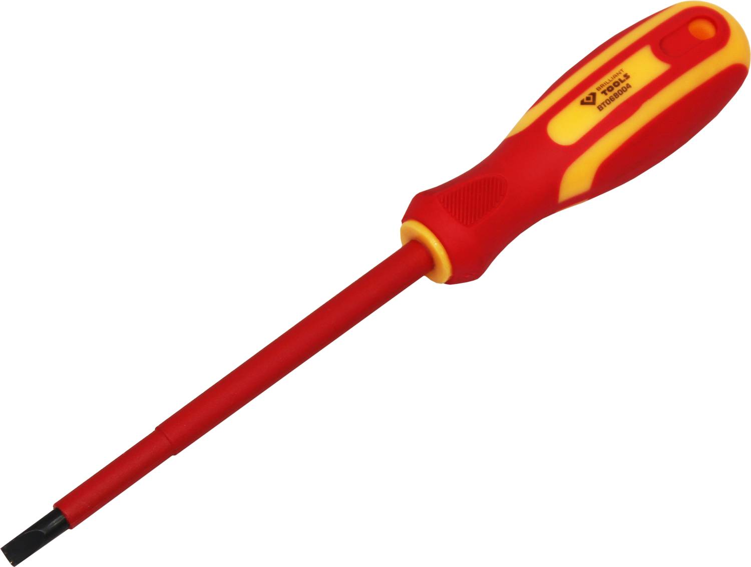 Brilliant Tools BT068004 VDE Platte schroevendraaier Kopbreedte: 5.5 mm Koplengte: 125 mm DIN ISO 8764
