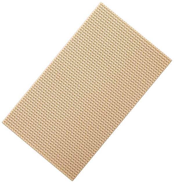 Quadrios 1906SA045 Printplaat  Hardpapier (l x b) 16 cm x 10 cm 35 µm Rastermaat 2.54 mm Inhoud 1 stuk(s)