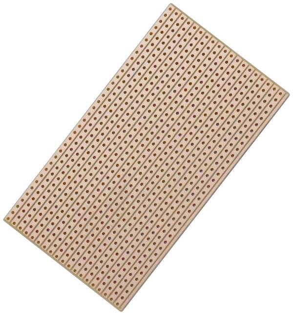 Quadrios 1906SA046 Printplaat  Hardpapier (l x b) 90 mm x 50 mm 35 µm Rastermaat 2.54 mm Inhoud 1 stuk(s)