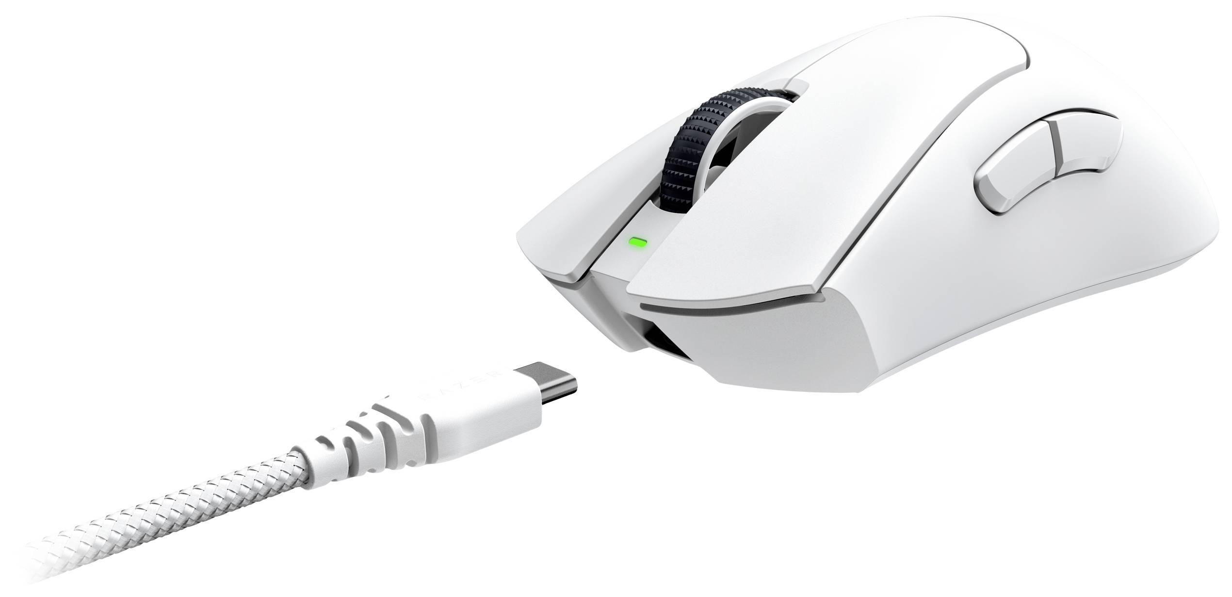 Razer DeathAdder V3 Pro Gaming Mouse - White-3
