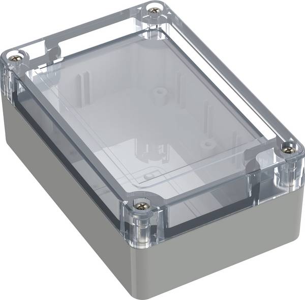 TRU COMPONENTS  TC-10860464 Universele behuizing 105 x 70 x 40  Polycarbonaat  Lichtgrijs 1 stuk(s)