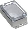 TRU COMPONENTS TC-10860496 Flensbehuizing 105 x 70 x 40 ABS-PC Lichtgrijs 1 stuk(s)