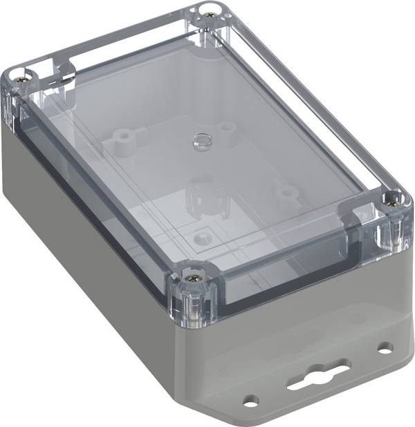 TRU COMPONENTS TC-10860568 Flensbehuizing 120 x 80 x 45.20 Polycarbonaat Lichtgrijs 1 stuk(s)
