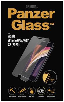 PanzerGlass 2684 2684 Screenprotector (glas) Apple IPhone SE (Gen.3, 2022), IPhone SE (Gen.2, 2020), iPhone 8, iPhone 7, iPhone 6 1 stuk(s) Anti-vingerafdruk, Antibacterieel