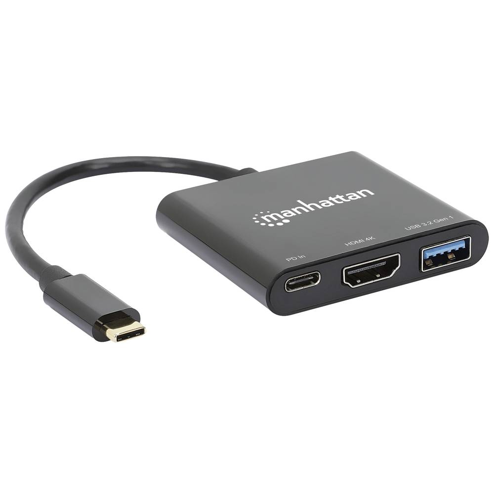 Manhattan 130622 USB-C/ HDMI display-adapter Geschikt voor merk: Universeel USB-C Power Delivery