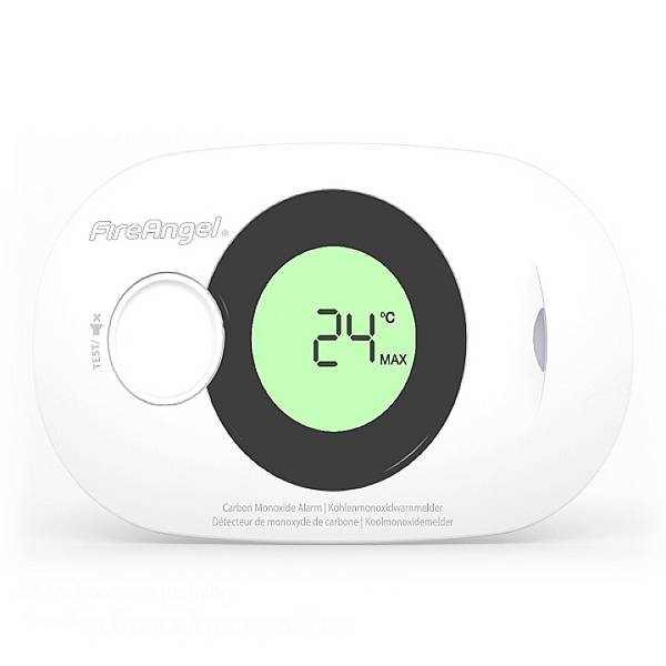 FireAngel FA3322-EUX10 Koolmonoxidemelder  Incl. batterij (10 jaar) werkt op batterijen Detectie van Koolmonoxide