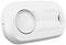 Koolmonoxide-detector met testknop en LED-indicatie. Merknaam 'FireAngel' aan de bovenzijde.