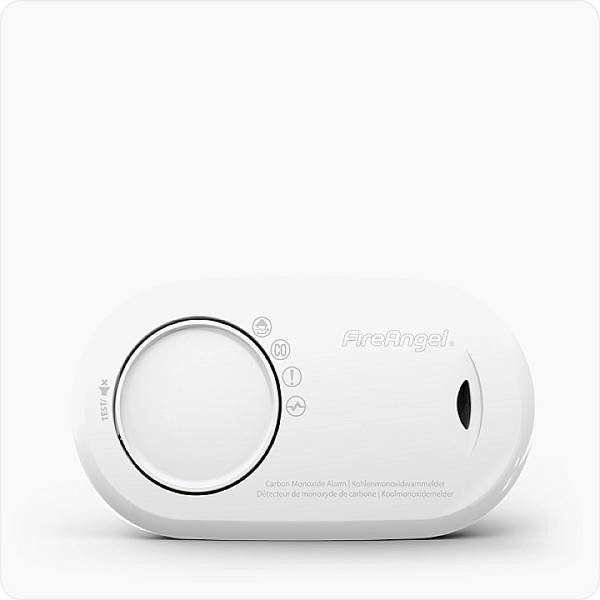 FireAngel FA3820-EUX10 Koolmonoxidemelder  Incl. batterij (10 jaar) werkt op batterijen Detectie van Koolmonoxide