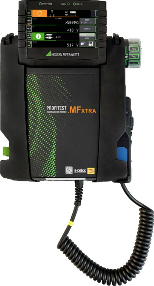 Gossen Metrawatt PROFiTEST MF XTRA VDE-tester, Installatietester Kalibratie (DAkkS) VDE-norm 0100, 0100-600, 0105, 0113, 0411, 0413