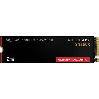 'WD_BLACK SN850X NVMe SSD, 2TB, aangedreven door SanDisk.'