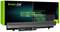 Laptop-accu van Green Cell, model AA-PB9NC6B, voor een groen-zwarte verpakking met laptopgrafiek.