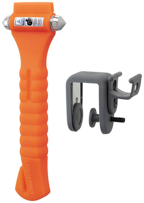 LifeHammer HCGO1QCSBX Classic Glow Noodhamer Glasbreker, Riemsnijder Bus, Vrachtwagen, Auto, SUV, Van, Camper (l x b x h) 18 x 7 x 2.5 cm 1 stuk(s)