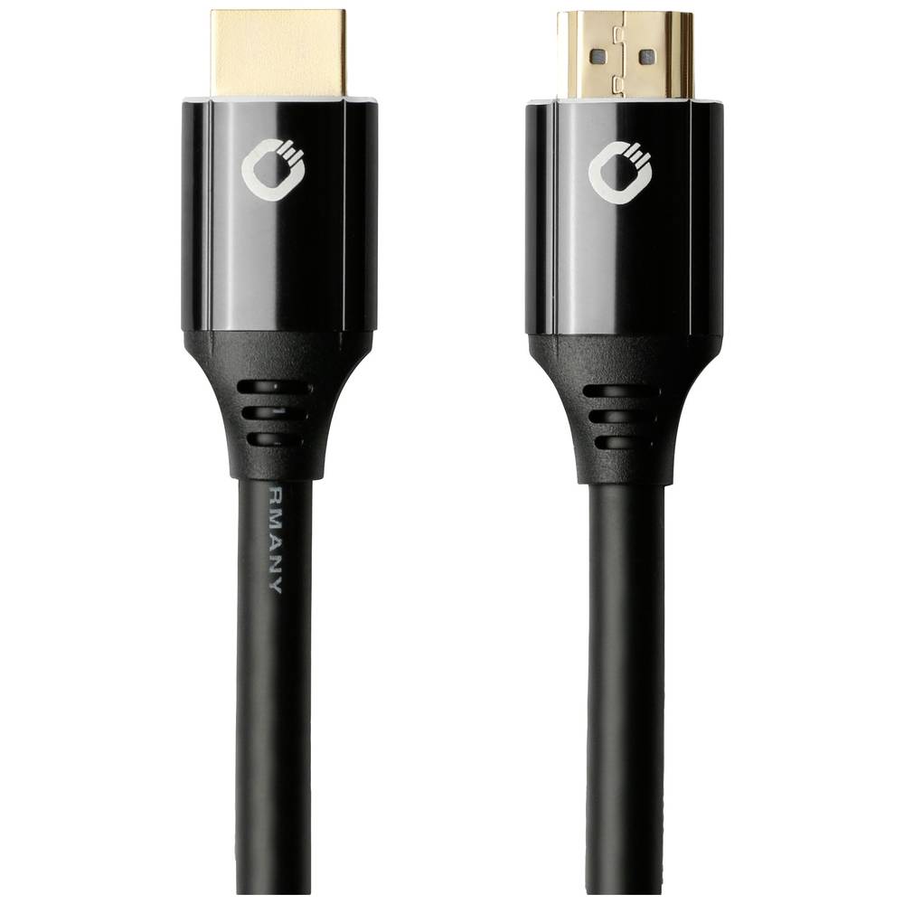 Oehlbach HDMI gecertificeerd 2.1 - [1x HDMI-stekker - 1x HDMI-stekker] 5 meter zwart
