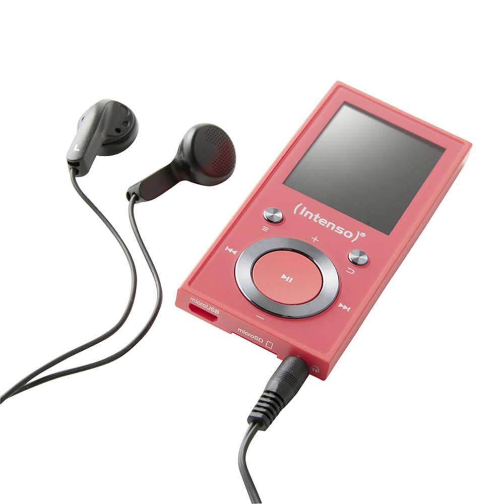 (Intenso) Video Scooter BT MP3 Speler - 16GB - bluetooth - roze (3717473)