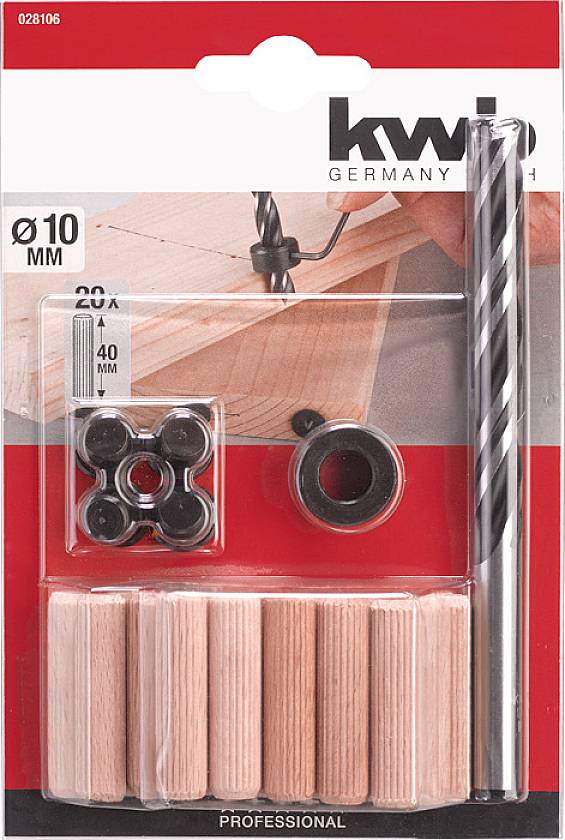 kwb 028106 Hout-spiraalboorset 31-delig 10 mm 31 stuk(s) – Foto 3 van 3