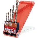 kwb 048300 HSS Multifunctionele boor 5-delig 3 mm, 4 mm, 5 mm, 6 mm, 8 mm Snelspanboorhouder, Tandkransboorhouder 5 stuk