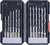 kwb 108830 Hout-spiraalboorset 12-delig 3 mm, 4 mm, 5 mm, 6 mm, 7 mm, 8 mm Snelspanboorhouder, Tandkransboorhouder 12 stuk(s)