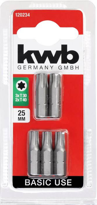 kwb 120234 TX-bit Aandrijving: 5/32 (4 mm) Uitvoering: TX TX 30, TX 40 25 mm – Foto 3 van 3