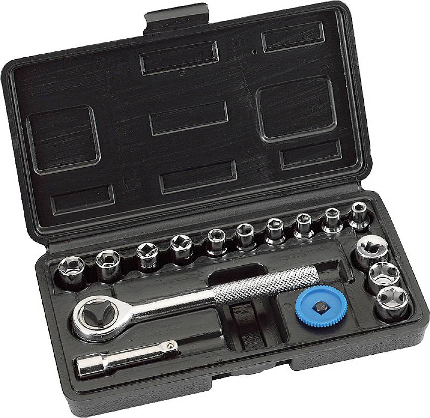 kwb 371990 Dopsleutelinzetstuk Aandrijving 1/4" (6,3 mm) 15 stuk(s)